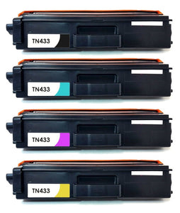 Remanufactured Toner Cartridge Replacement for use in Brother TN-433, TN-431
